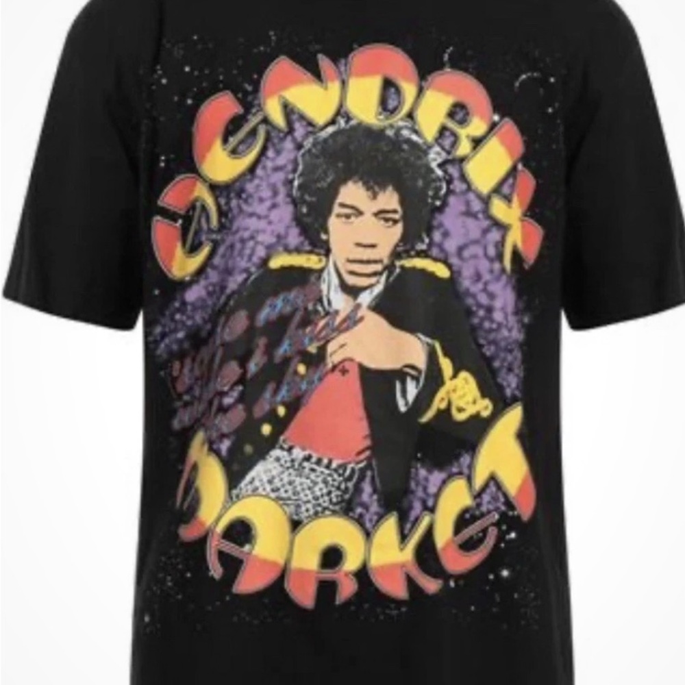 Hendrix Market Black Graphic Tee